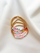 THE DAC BIET | 14k Gold-Filled Vietnamese Word Beaded Bracelet