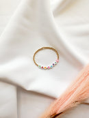 THE HAM CHOI | 14k Gold-Filled Vietnamese Phrase Beaded Bracelet