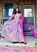 Floral burst gown