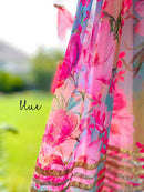 Floral burst gown
