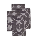 Folio Black Handcrafted Shibori Print Cotton Table Napkins ( set of 4 )