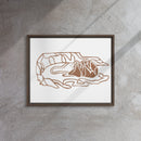 Minimalist Bird Island Canvas