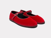 Mary Jane Furlane Red - Cultr. by Created for Culture SantM #aapimarketplace# #asianownedproduct#