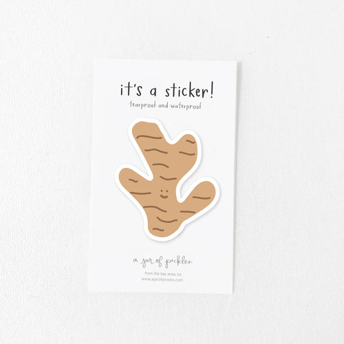 Ginger Vinyl Sticker - Cultr. by Created for Culture asianowned aapimarketplace asianownedkids asianownedkidsproducts asianownedbrands