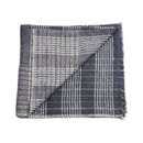 Silica Chalk Off White And Gray Stripes Handwoven Throw