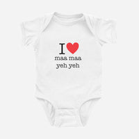 I ♡ Grandma & Grandpa Cantonese Onesie (Paternal)