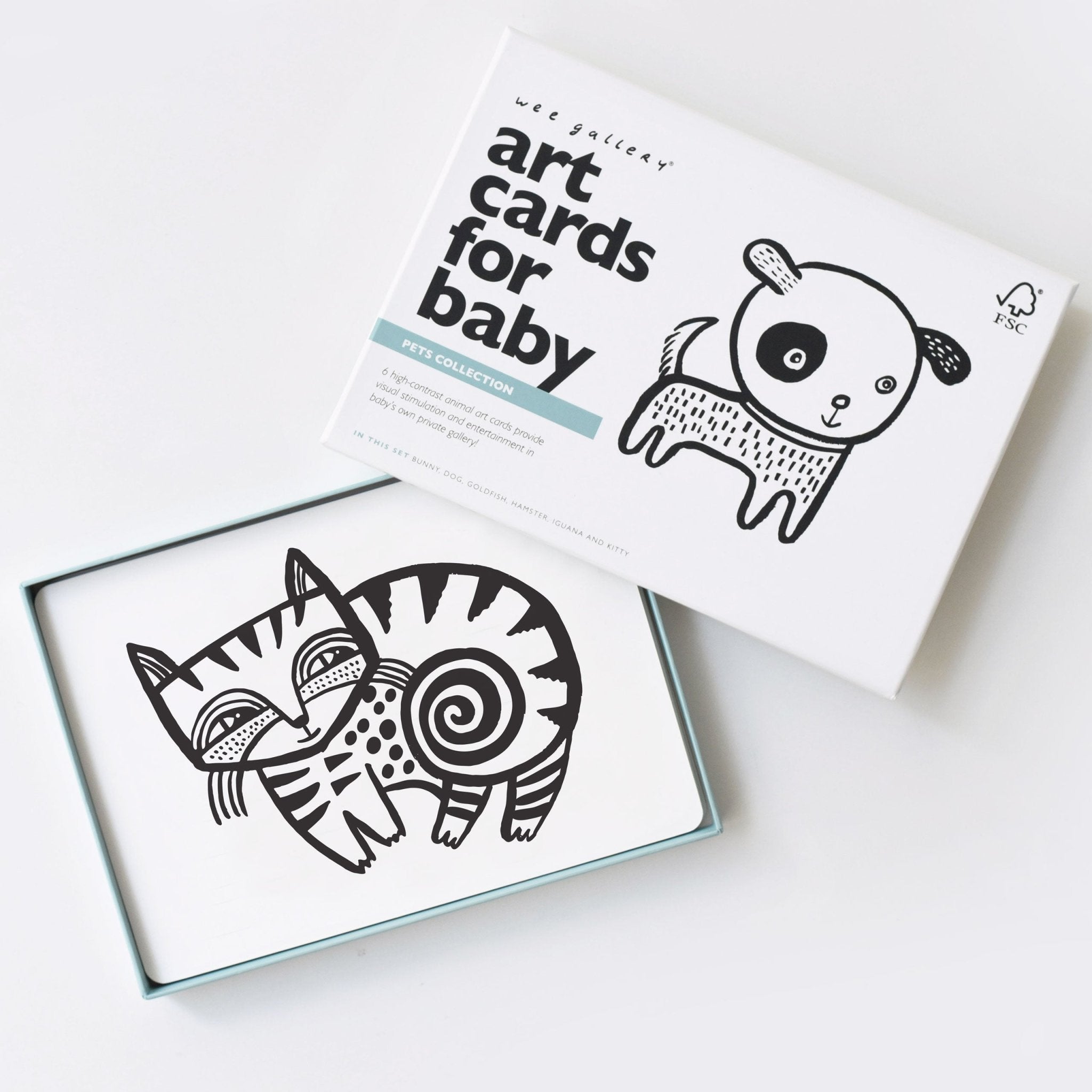 Art Cards for Baby - Pets Collection