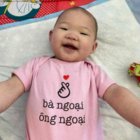 Love Grandma & Grandpa Vietnamese Onesie (Maternal)