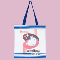 White Bunny Tote Bag
