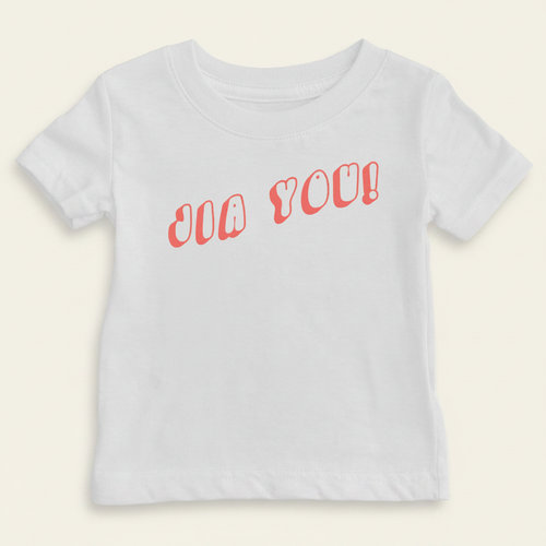 Jia You! Shirt (Baby) on ivory background