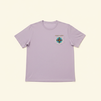 Adult Short Sleeve Pocket Tee – Purple Rangoli