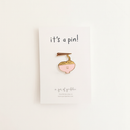 Noodle Bowl Pin on clean warm ivory background with flat ambient light — CULTR editorial product photo