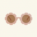 Kids Sunglasses on clean warm ivory background, zero shadows — CULTR editorial product photo