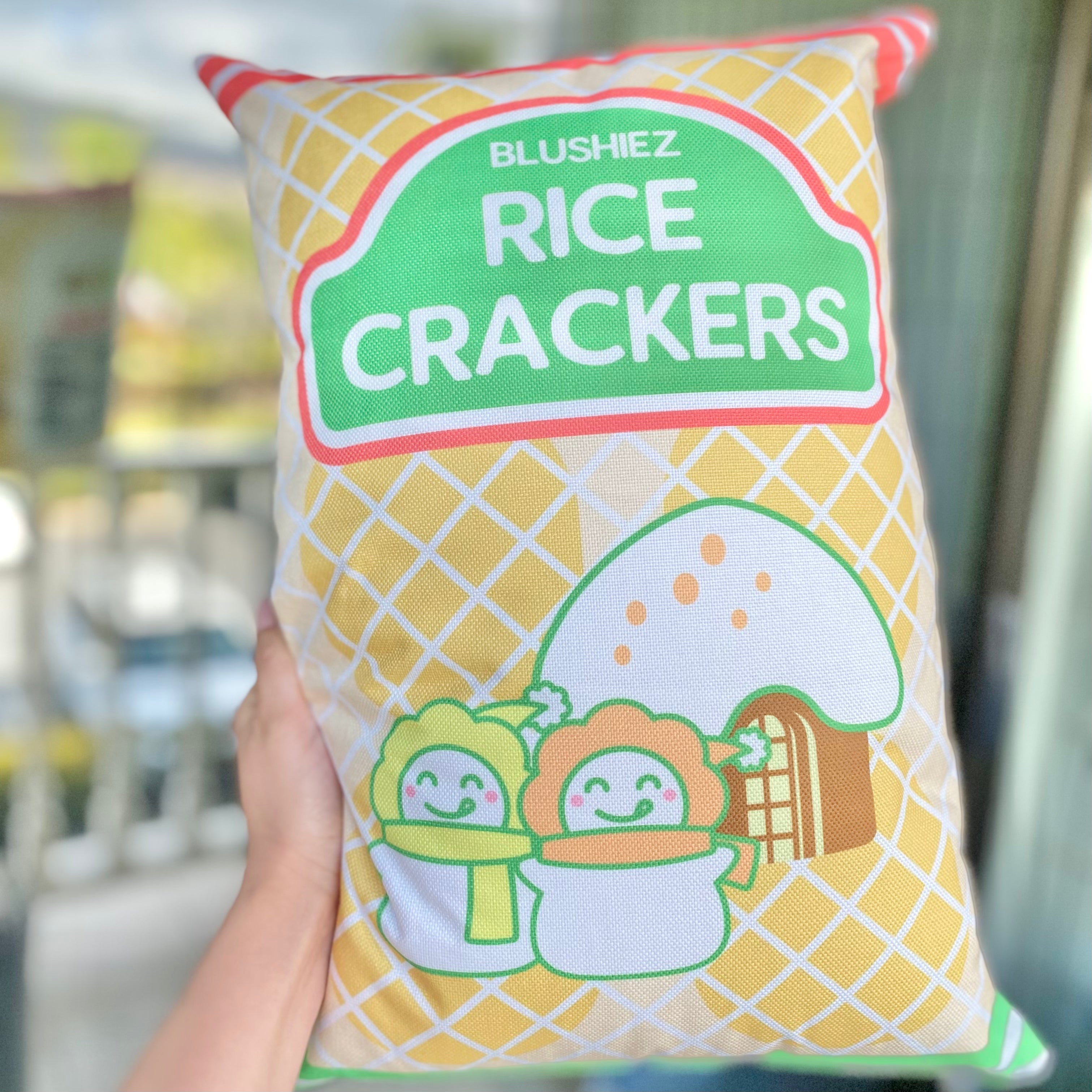 Rice Crackers Decorative Throw Pillow