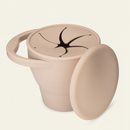 Snack Cup on clean warm ivory background, zero shadows — CULTR editorial product photo