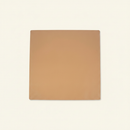 Square Play Mat Vegan Leather on clean warm ivory background, zero shadows — CULTR editorial product photo