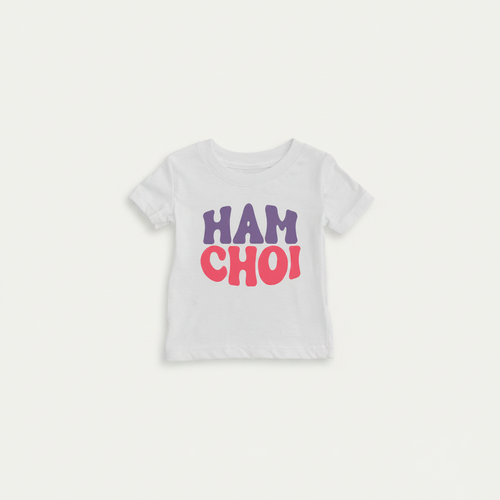 Ham Choi Shirt (Baby) flat lay on clean warm ivory background, zero shadows — CULTR editorial product photo