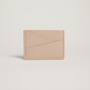 Gala Puzzle Cardholder (Light Pink) on clean warm ivory background, zero shadows, no logos — CULTR editorial product photo