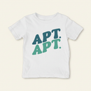 APT. APT. Shirt (Toddler) flat lay on clean warm ivory background, zero shadows — CULTR editorial product photo