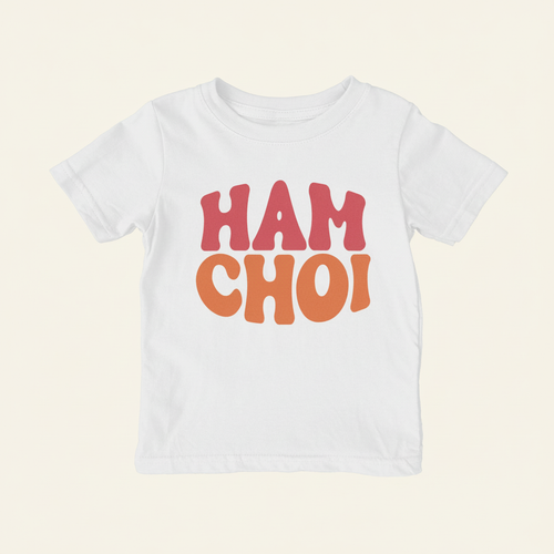 Ham Choi Shirt (Toddler) on ivory background