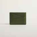Cactus Puzzle Cardholder on clean warm ivory background, zero shadows, no logos — CULTR editorial product photo