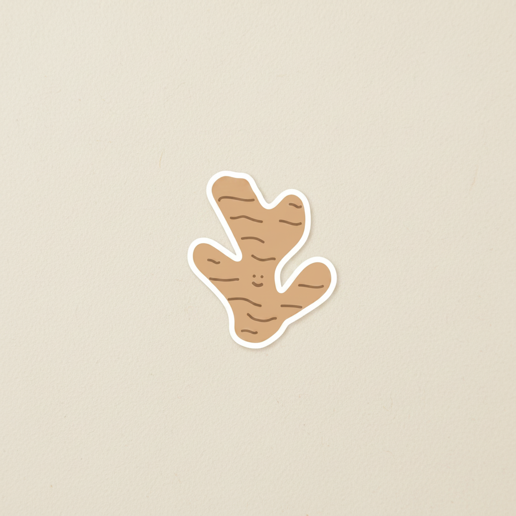 Ginger Vinyl Sticker