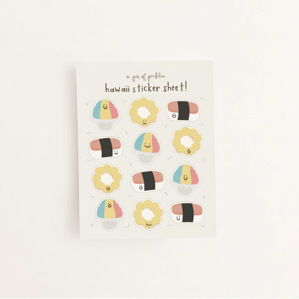 Hawaii Sticker Sheet