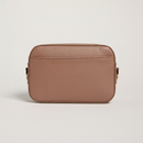 Gala Crossbody Camera Bag (Dusty Rose) on clean warm ivory background, zero shadows, no logos — CULTR editorial product photo