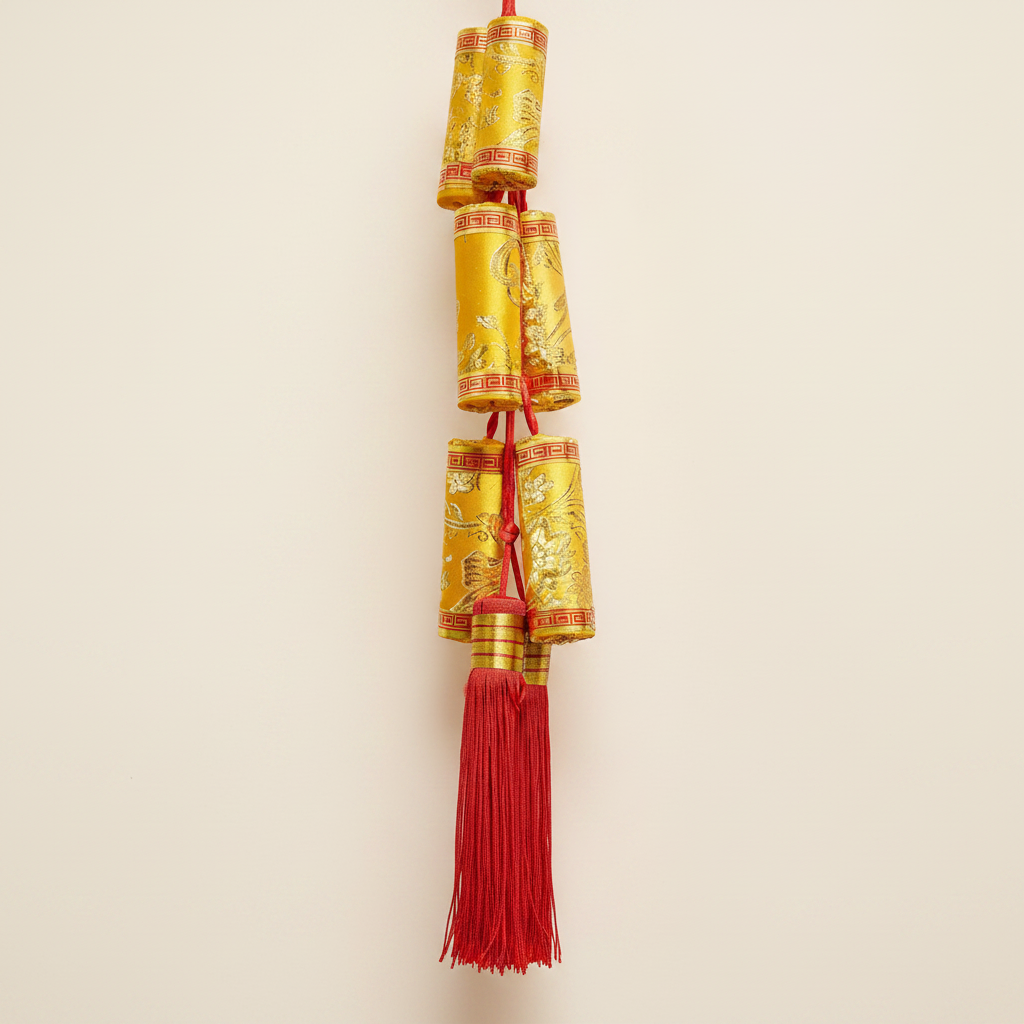 Lunar New Year Firecracker Hanging (Gold)