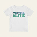 Yee Yee's Bestie Shirt (Toddler) on ivory background