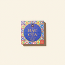 Bau Cua Vietnamese Lucky Dice Game on clean warm ivory background, zero shadows — Bo & Mei editorial product photo