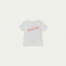 Daebak! Shirt (Baby) flat lay on clean warm ivory background, zero shadows — CULTR editorial product photo