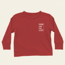 Lunar New Year Greeting Long Sleeves (Toddler) on ivory background