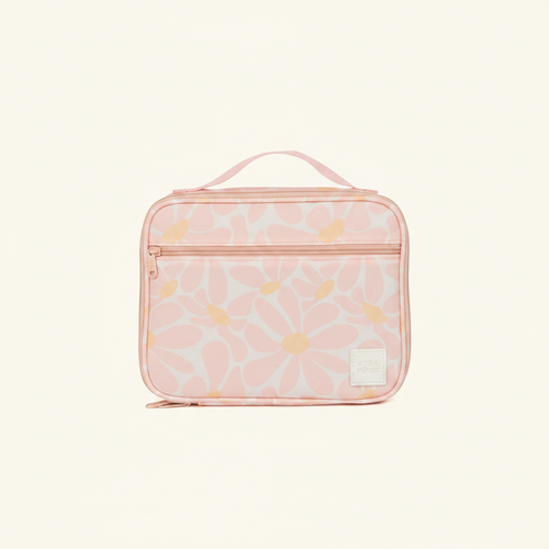 Kids Lunch Bag on clean warm ivory background, zero shadows — CULTR editorial product photo