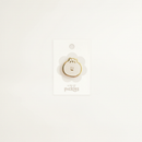 Bao Dumpling Pin on clean warm ivory background with flat ambient light — CULTR editorial product photo