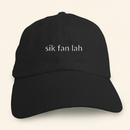 sik fan lah Hat (Adult) on ivory background