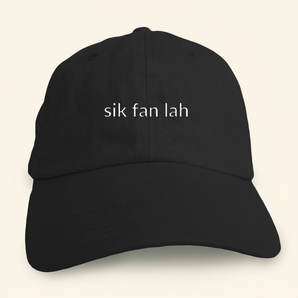 sik fan lah Hat (Adult) on ivory background