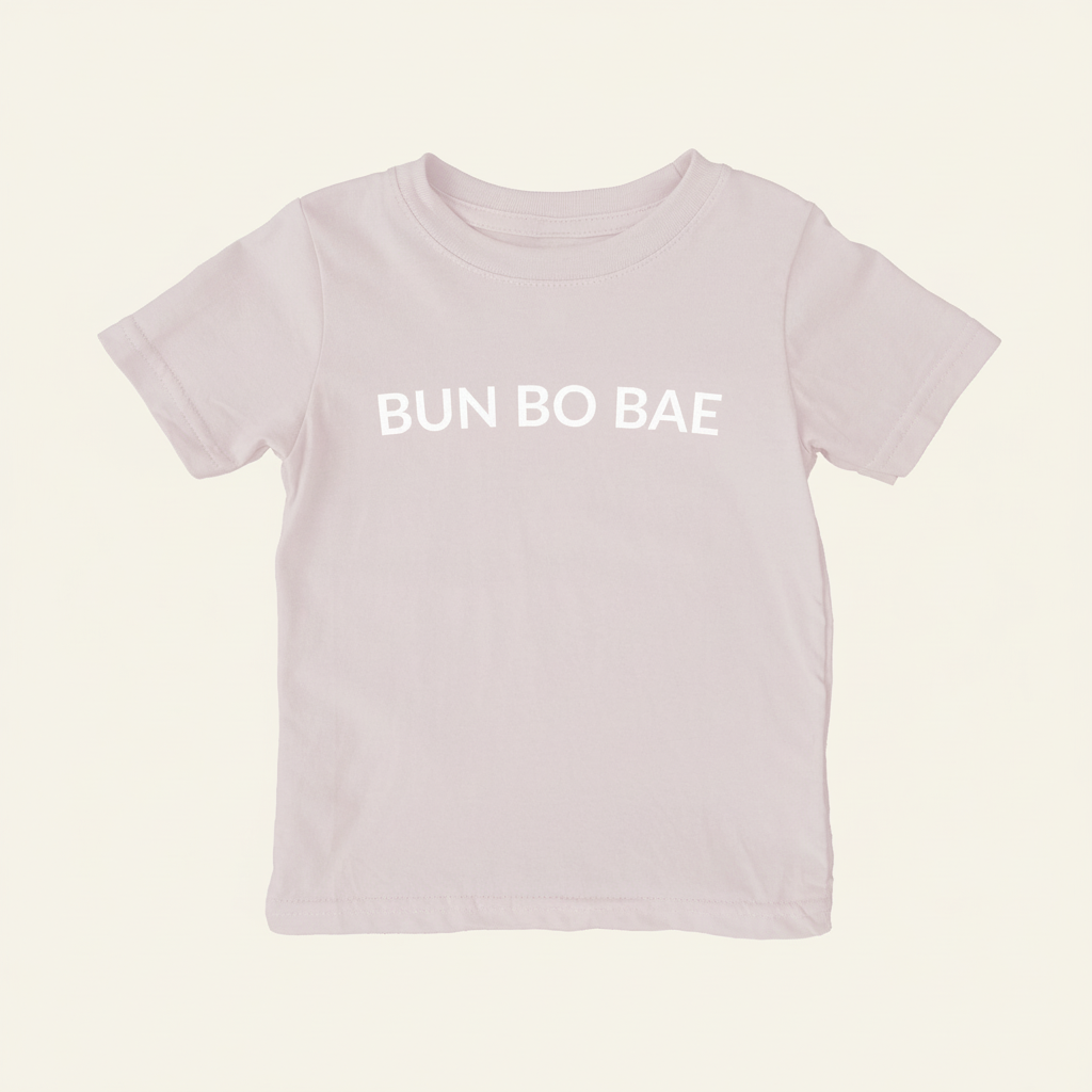 BUN BO BAE Shirt (Toddler) on ivory background