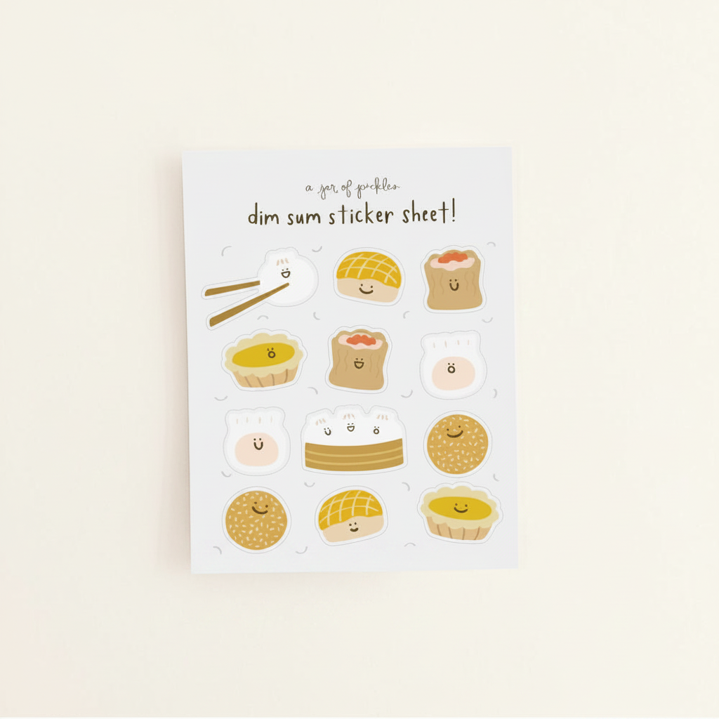 Dim Sum Sticker Sheet
