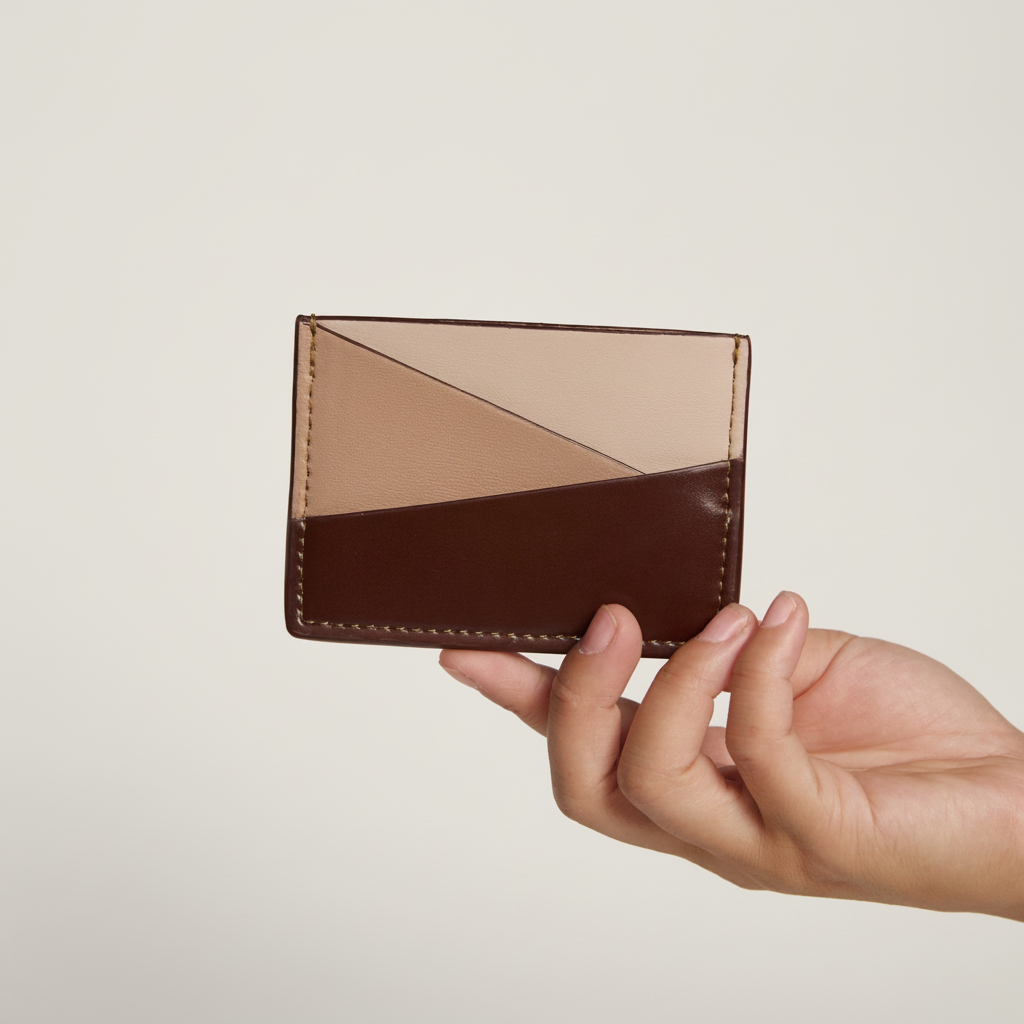 Gala Pineapple Puzzle Cardholder (Cappuccino)