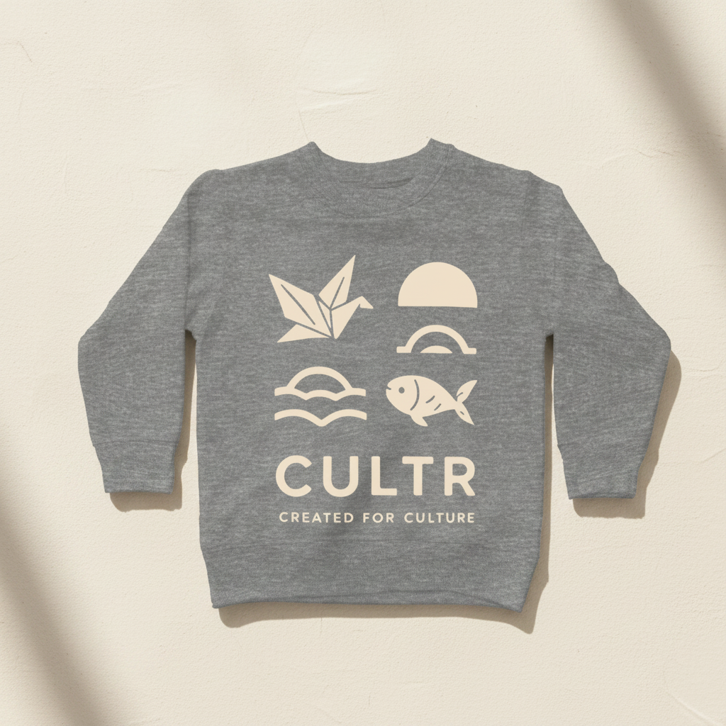 CULTR Kids Icons Fleece Crewneck
