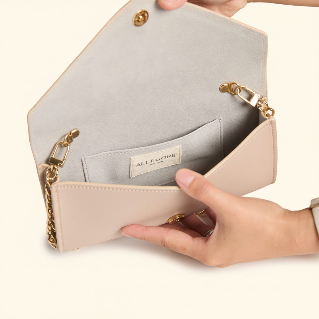 Gala Clutch / Wallet-on-Chain (Pink)