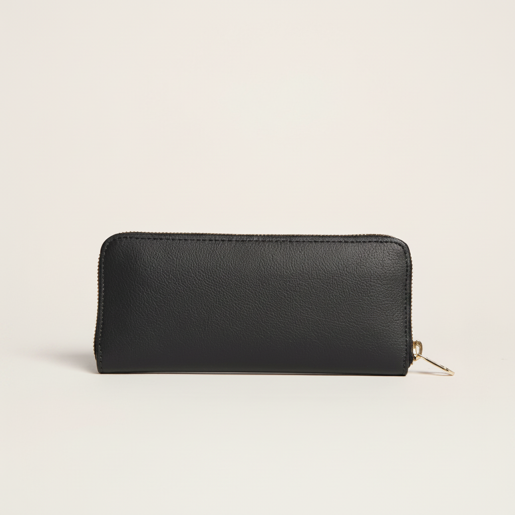 Gala Long Wallet (Black / Lipstick Red)