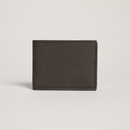 Pineapple Bifold Wallet (Storm Grey) on clean warm ivory background, zero shadows, no logos — CULTR editorial product photo