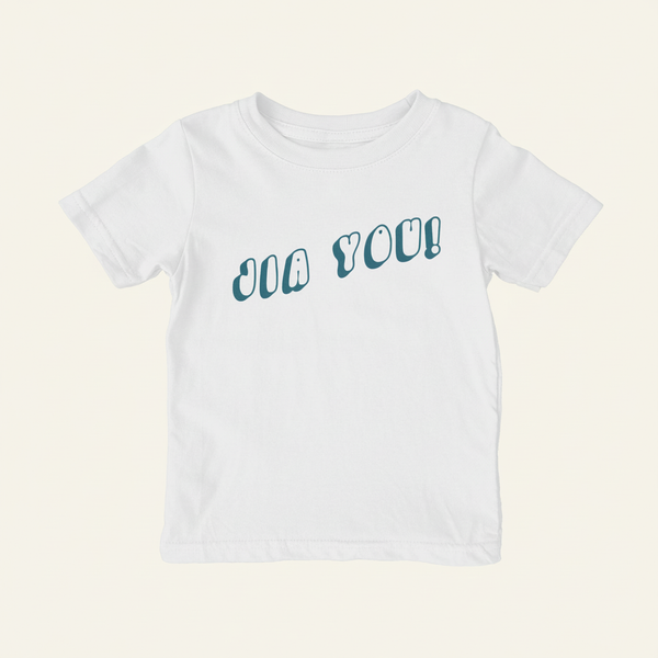Jia You! Shirt (Toddler) on ivory background
