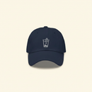 Boba Kids Embroidered Baseball Cap on clean warm ivory background with flat ambient light — CULTR editorial product photo