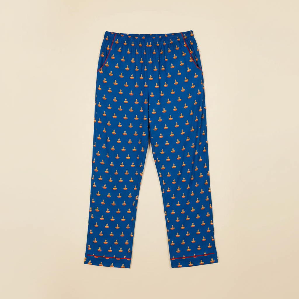 Adult Unisex Pajama Pants – Blue Diya