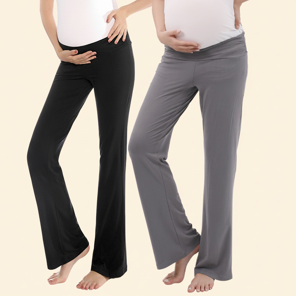 Below Bump Maternity Postpartum Pajama Pants (2 Pack)