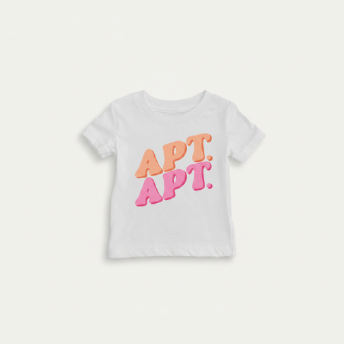 APT. APT. Shirt (Baby) flat lay on clean warm ivory background, zero shadows — CULTR editorial product photo