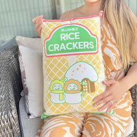 Rice Crackers Decorative Throw Pillow